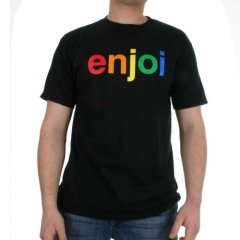 Mens Enjoi Spectrum Tee Black