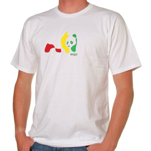 Rasta Panda Tee shirt