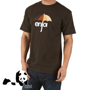 T-Shirts - Enjoi Umbrella T-Shirt - Brown