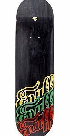 3 Tier Skateboard Deck - Rasta - 8``