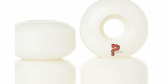 Refreshers Skateboard Wheels, White - 50mm