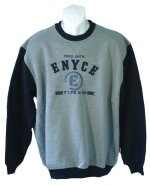 E-96 Crew Sweatshirt Grey Size X-Large