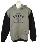 E-96 Hooded Sweatshirt Grey Size X-Large