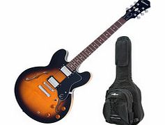 Dot Electric Guitar Vintage Sunburst