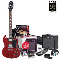 SG G-400 Electric Guitar Cherry Access