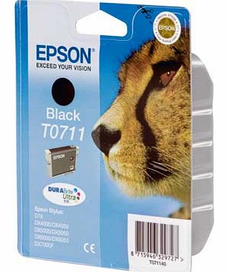 T0711 Cheetah Black Ink Cartridge