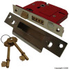 Fortress Sashlock 3` Brass Door Lock