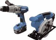 ERBAUER 18V Combi and Circular Saw Kit