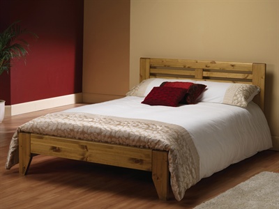 Torrin Single (3) Slatted Bedstead Almond