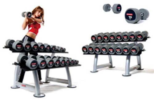 The Edge 2.5 - 50kg Dumbbell Set   Horizontal