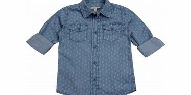 Esprit Boys Patterned Denim Shirt