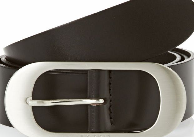 Esprit Womens Esprit Jenny Leather Belt - Black