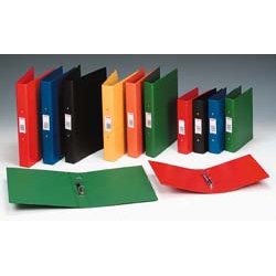 2-Ring Binders PVC A4 Blue Ref 50002