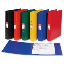 2-Ring Binders PVC A4 Green Ref 50003