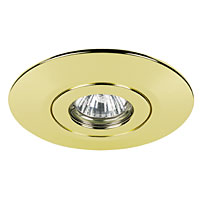 GU10 LV Ceiling Converter Polished Brass Effect