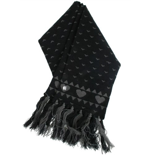 Ladies Etnies Fred Scarf Black 001