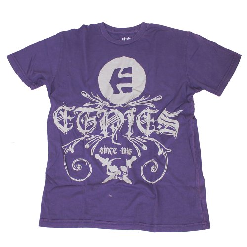 Mens Etnies Malice Ringspum Tee 516 Eggplant