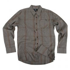 Mens Etnies Noodle Shirt Dark Brown