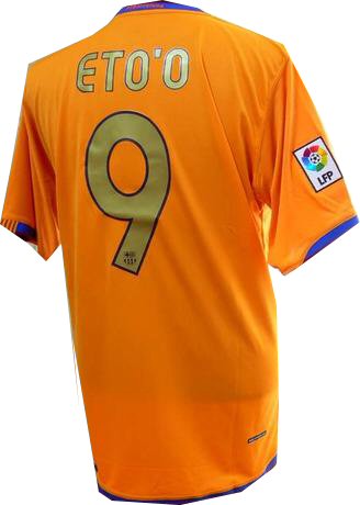 Nike 06-07 Barcelona away (Etoo 9)