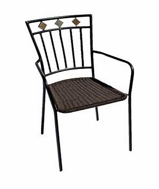 Europa Leisure Malaga Chair - Set of Two - Black