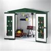 Shed Size 2: 2 x shelf set with brackets - Steel