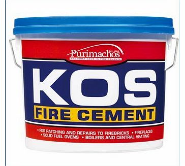 Everbuild KOS Brick Fire Furnace Stove Cement Buff - 25KG