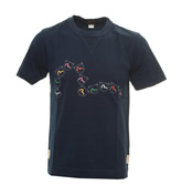 Genes Navy `Multi Pocket` Tee