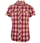 Red Check Short Sleeve Shirt