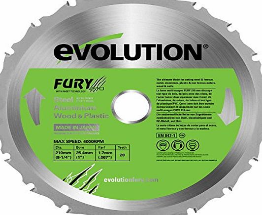 FURY 210mm Multipurpose Blade