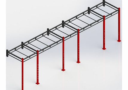 ExigoStrength Exigo Wall Series 3 Squat Stations 9.72m Width