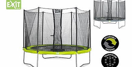 10ft Twist Trampoline  Enclosure in Green/Grey