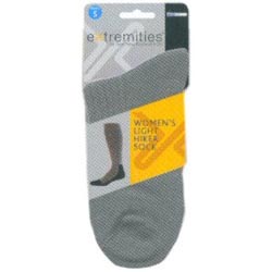 WOMENS LIGHT HIKER SOCK - GREY