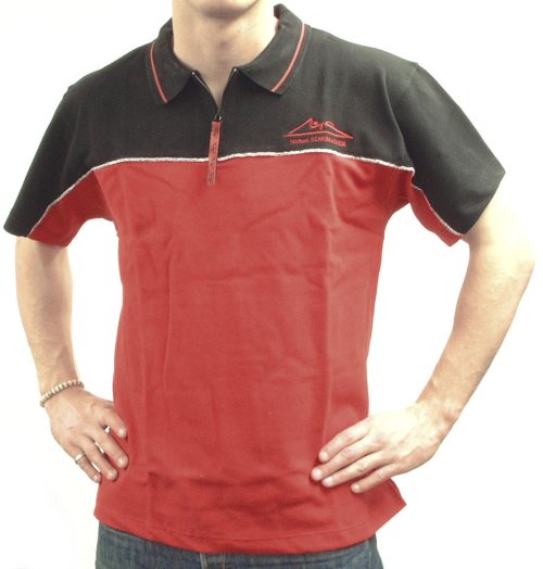 Michael Schumacher Zip Polo Shirt