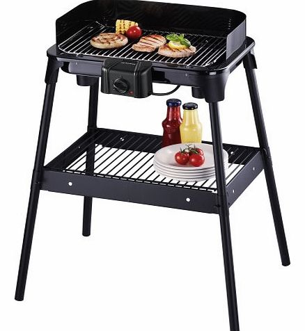 Severin 2500 W Electric Stand Barbecue - Black