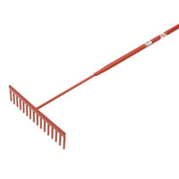 Faithfull Asphalt Rake Tubular Shaft 16T Flat