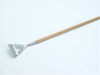 FAITHFULL Stainless Dutch Hoe - Wooden Handled