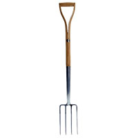 Faithfull Stainless Steel Border Fork - Ash Shaft Yd