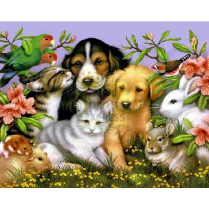 Loveable Pets 500 Piece Jigsaw Puzzle