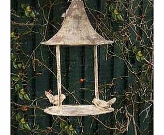 Fallen Fruits Aged Metal Hanging Bird Feeder