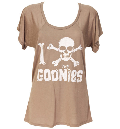 Ladies I Skull The Goonies Lightweight Flowy Tee