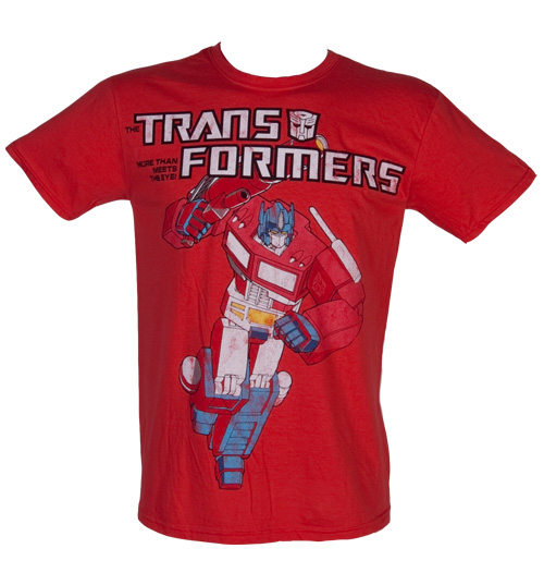 Mens Transformers Optimus Prime Charge