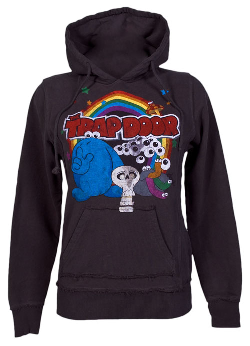 Ladies Heavyweight Trap Door Hoodie from Famous