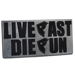 Live Fast Belt buckle