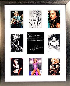 Madonna facsimile montage