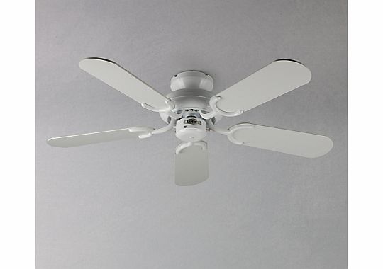 Capri Ceiling Fan, White