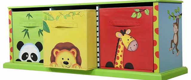 Fantasy Fields Sunny Safari 3 Bag Storage Cabinet