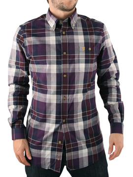 Plum Rupert Check Shirt