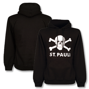 06-08 St Pauli Totenkopf Hooded Sweat - Black