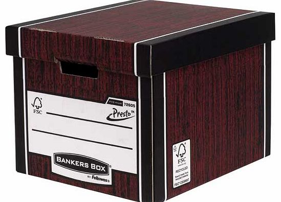 Premium Tall Document Storage Box -