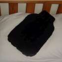 Dark Brown Faux Fur Hot Water Bottle